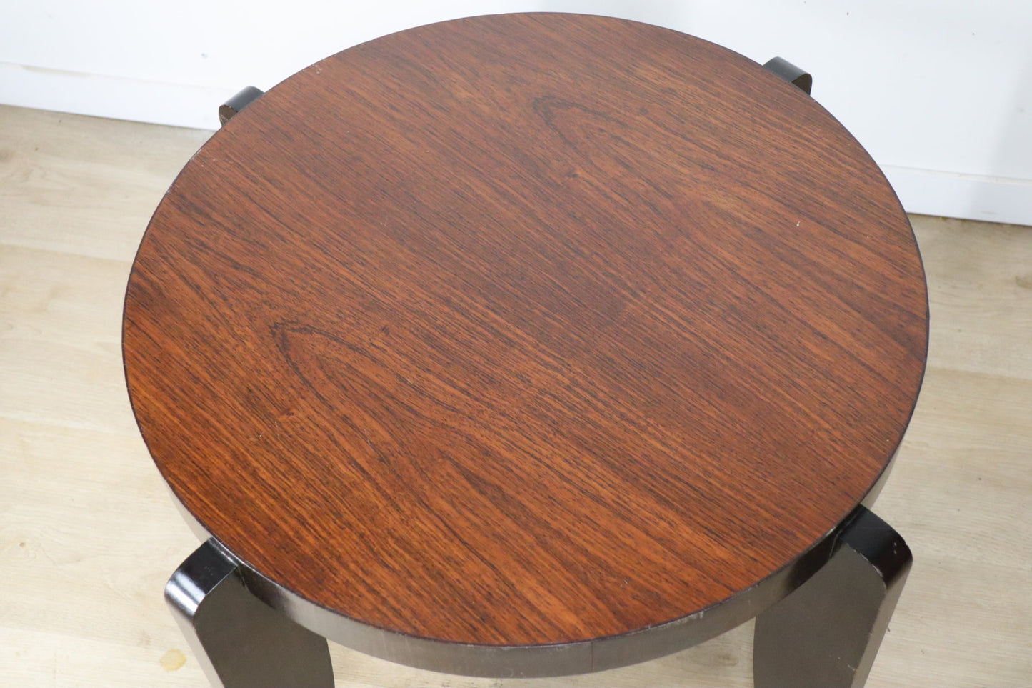 Table basse d'appoint Art Déco Moderniste en palissandre, 1940