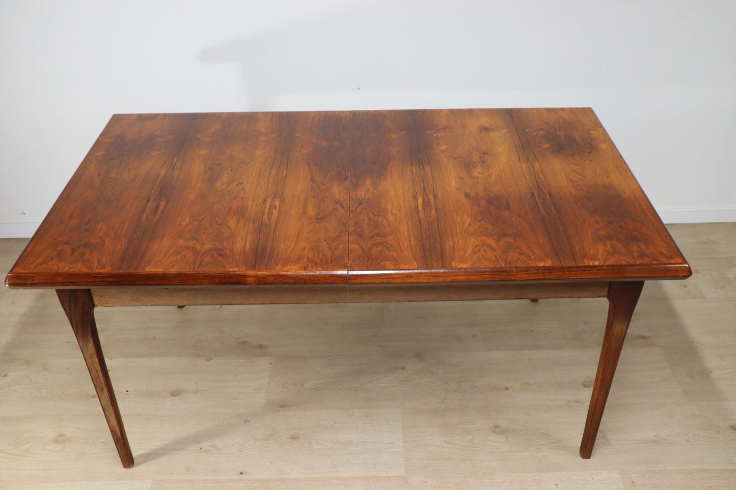 Table de repas scandinave extensible en palissandre, 1960