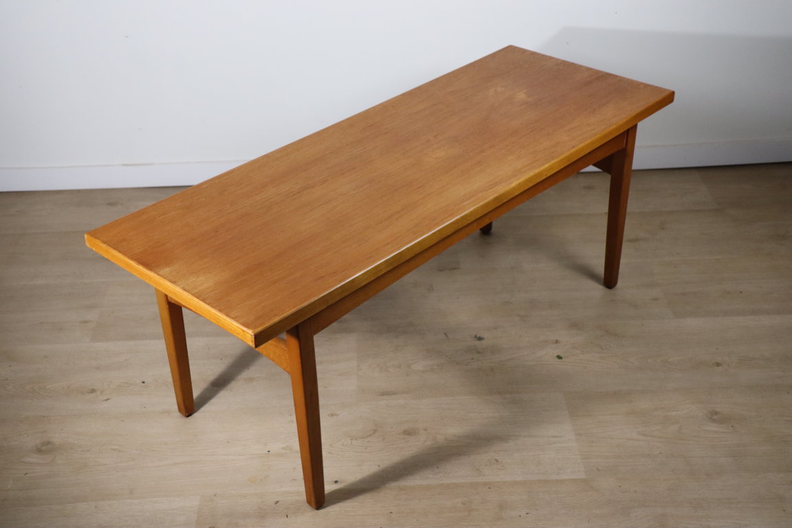 Table basse vintage en teck, 1960