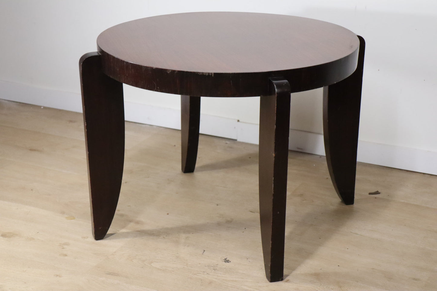 Table basse d'appoint Art Déco Moderniste en palissandre, 1940
