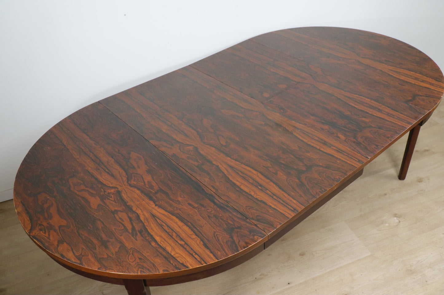 Table de repas vintage extensible en palissandre, 1960