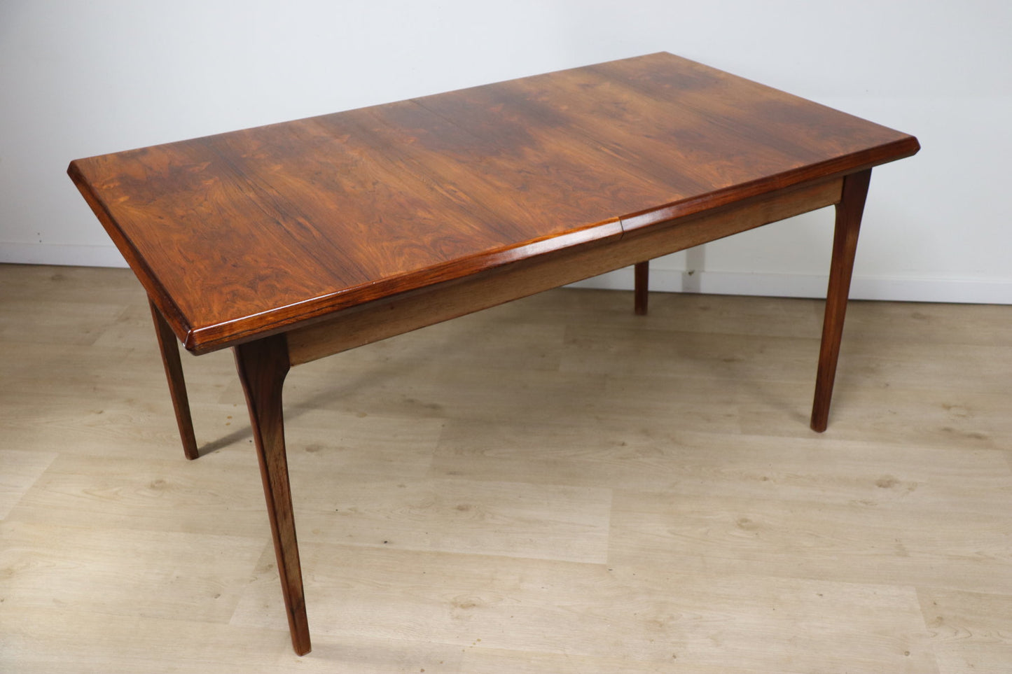 Table de repas scandinave extensible en palissandre, 1960
