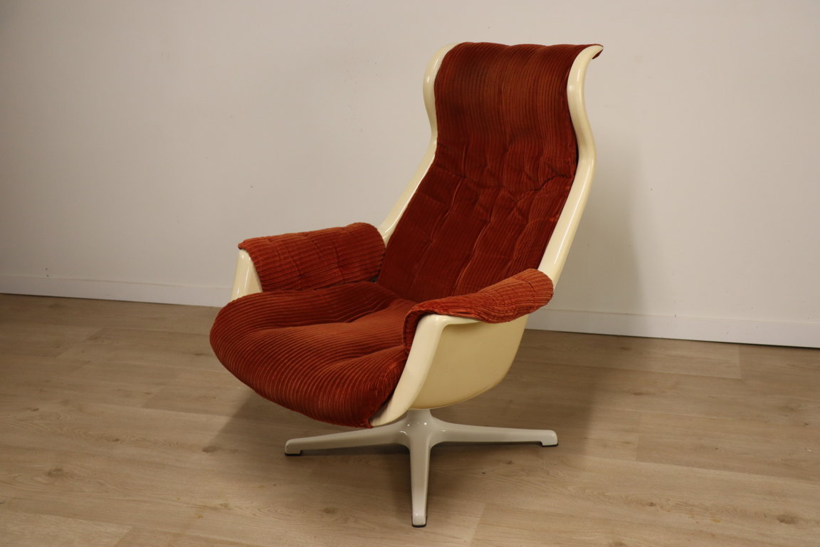 Fauteuil "Galaxy" Space Age par Alf Svensson pour Dux, 1970