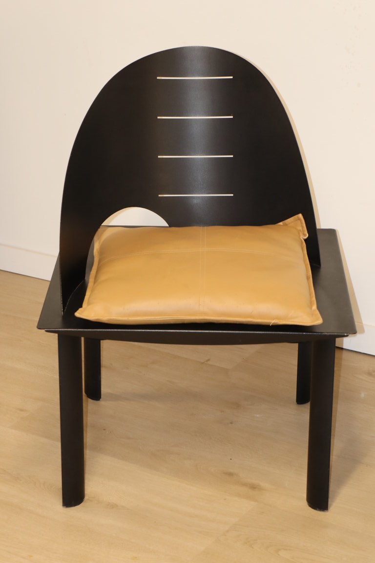 Paire de fauteuils moderniste de Patrice Bonneau édition Genexco, 1980