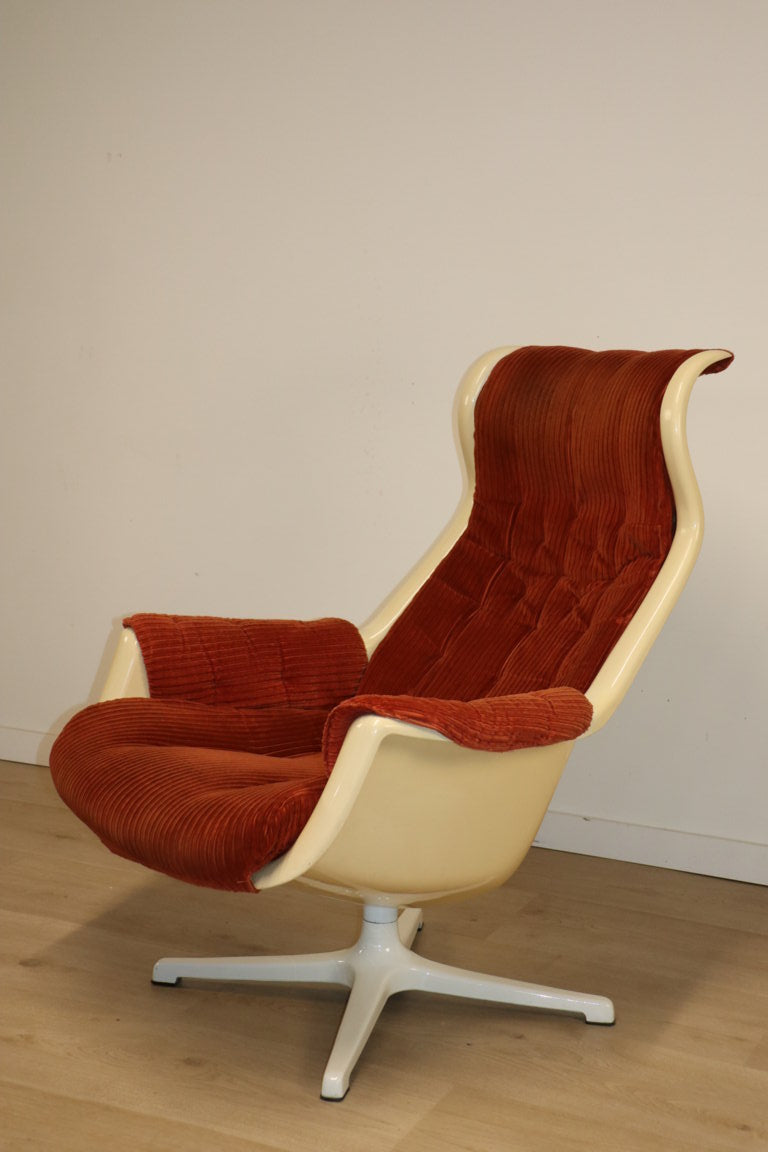 Fauteuil "Galaxy" Space Age par Alf Svensson pour Dux, 1970