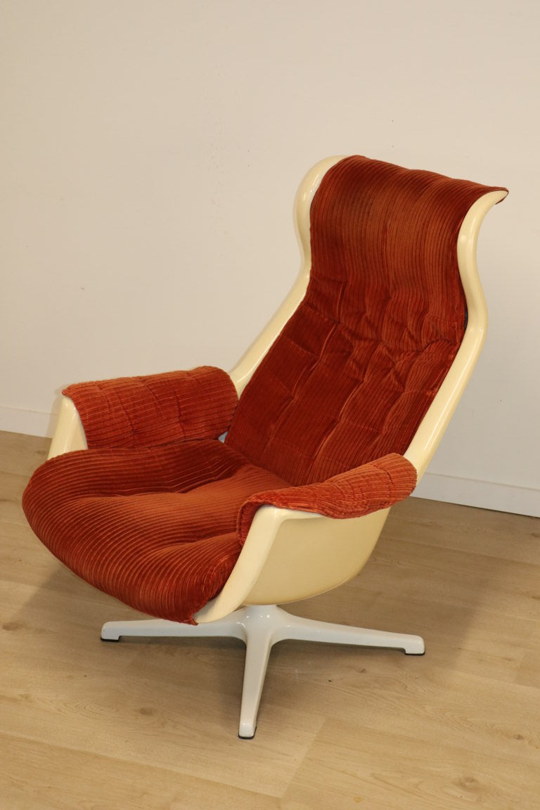 Fauteuil "Galaxy" Space Age par Alf Svensson pour Dux, 1970