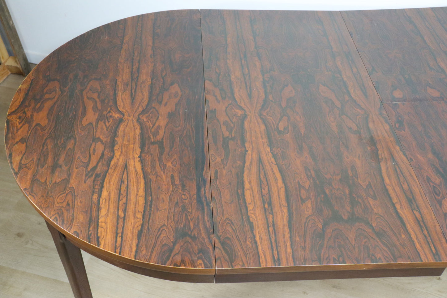 Table de repas vintage extensible en palissandre, 1960
