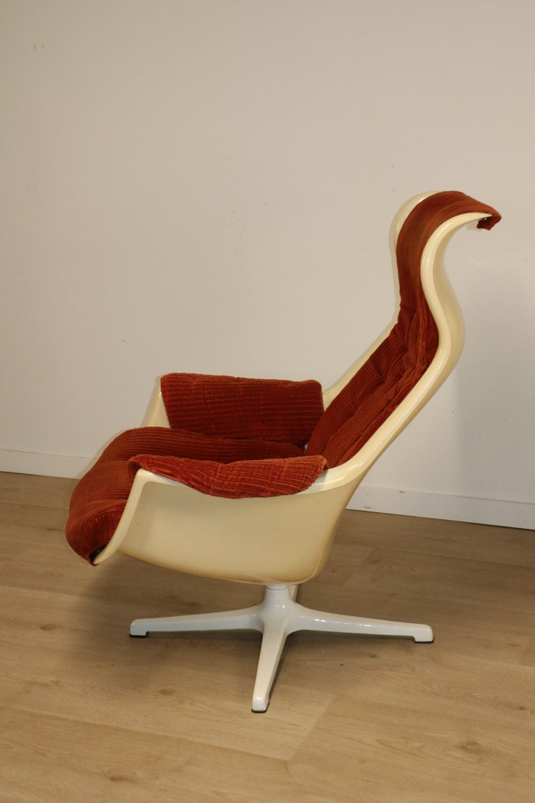 Fauteuil "Galaxy" Space Age par Alf Svensson pour Dux, 1970