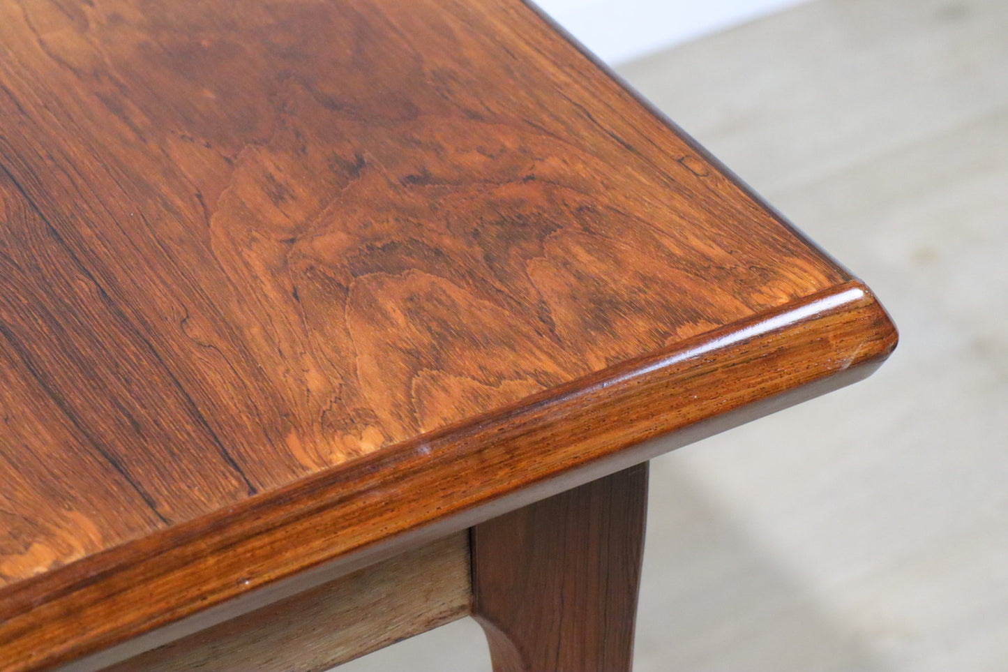 Table de repas scandinave extensible en palissandre, 1960