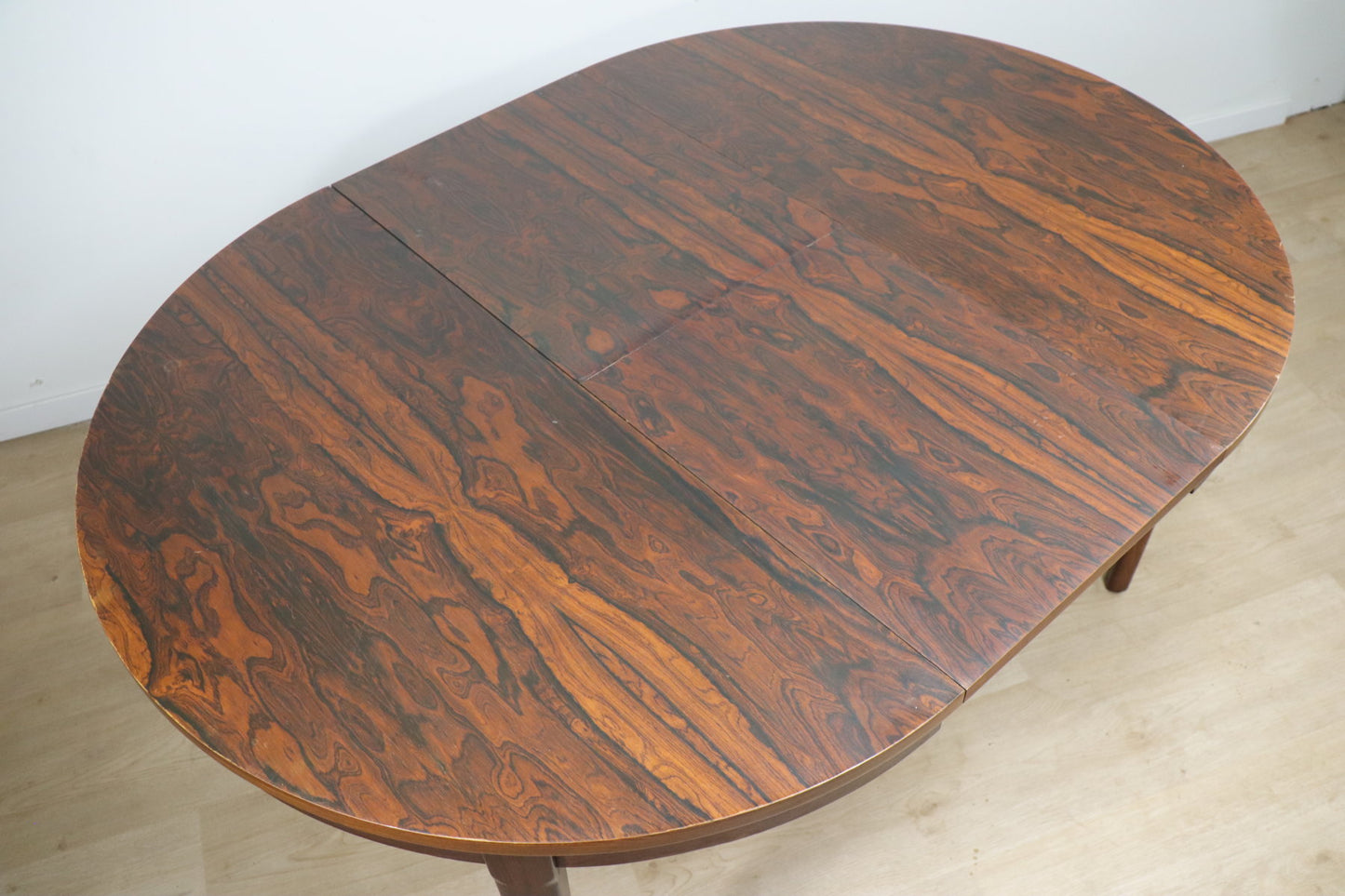 Table de repas vintage extensible en palissandre, 1960