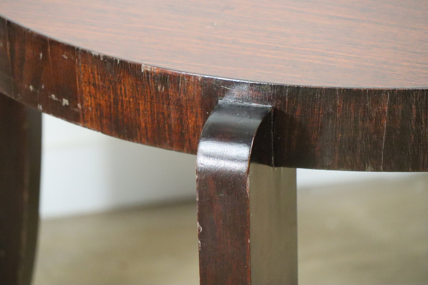 Table basse d'appoint Art Déco Moderniste en palissandre, 1940