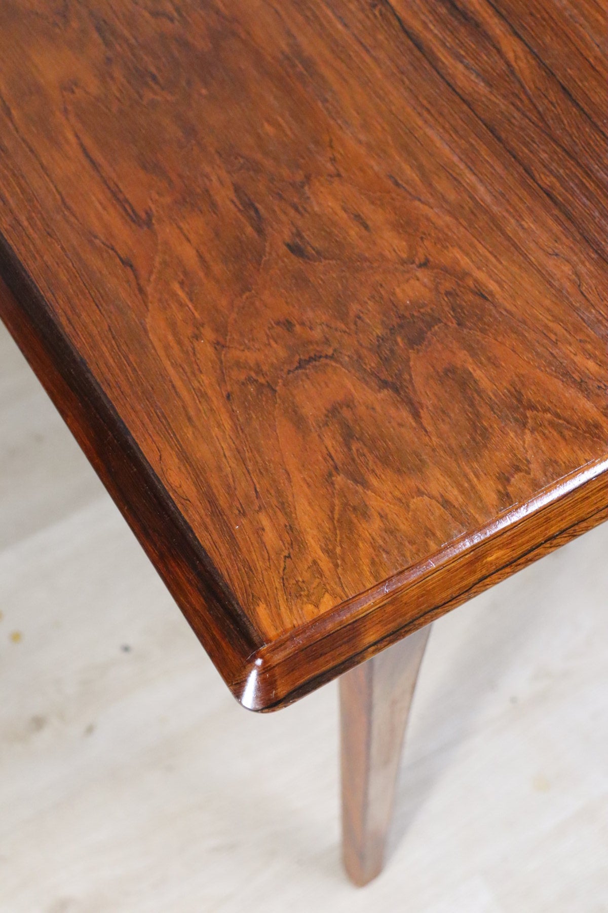 Table de repas scandinave extensible en palissandre, 1960