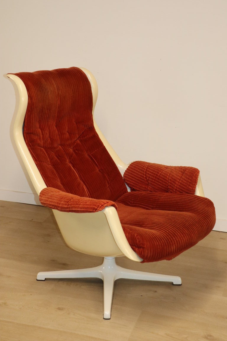 Fauteuil "Galaxy" Space Age par Alf Svensson pour Dux, 1970