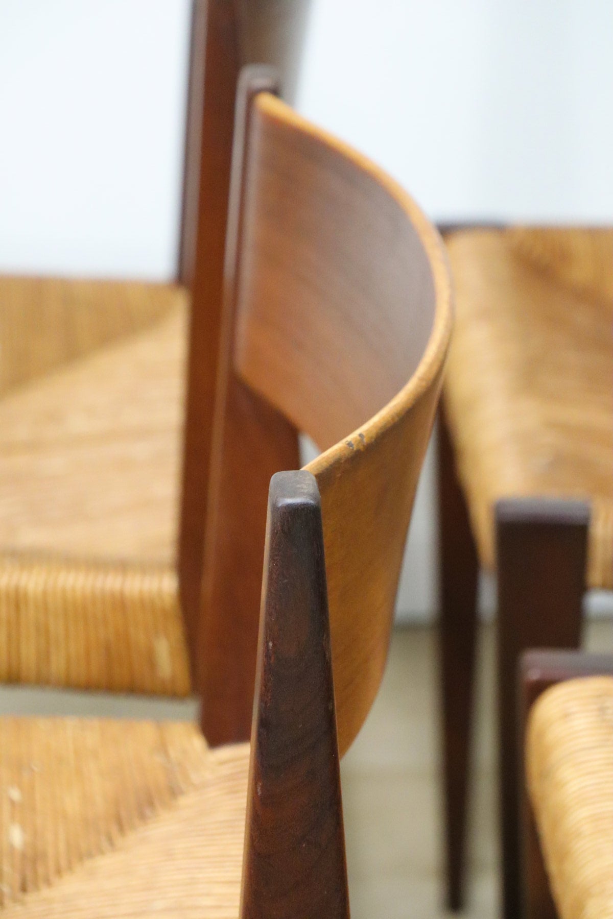 Série de 4 chaises scandinave modèle "Pia" de Poul Cadovius, 1960