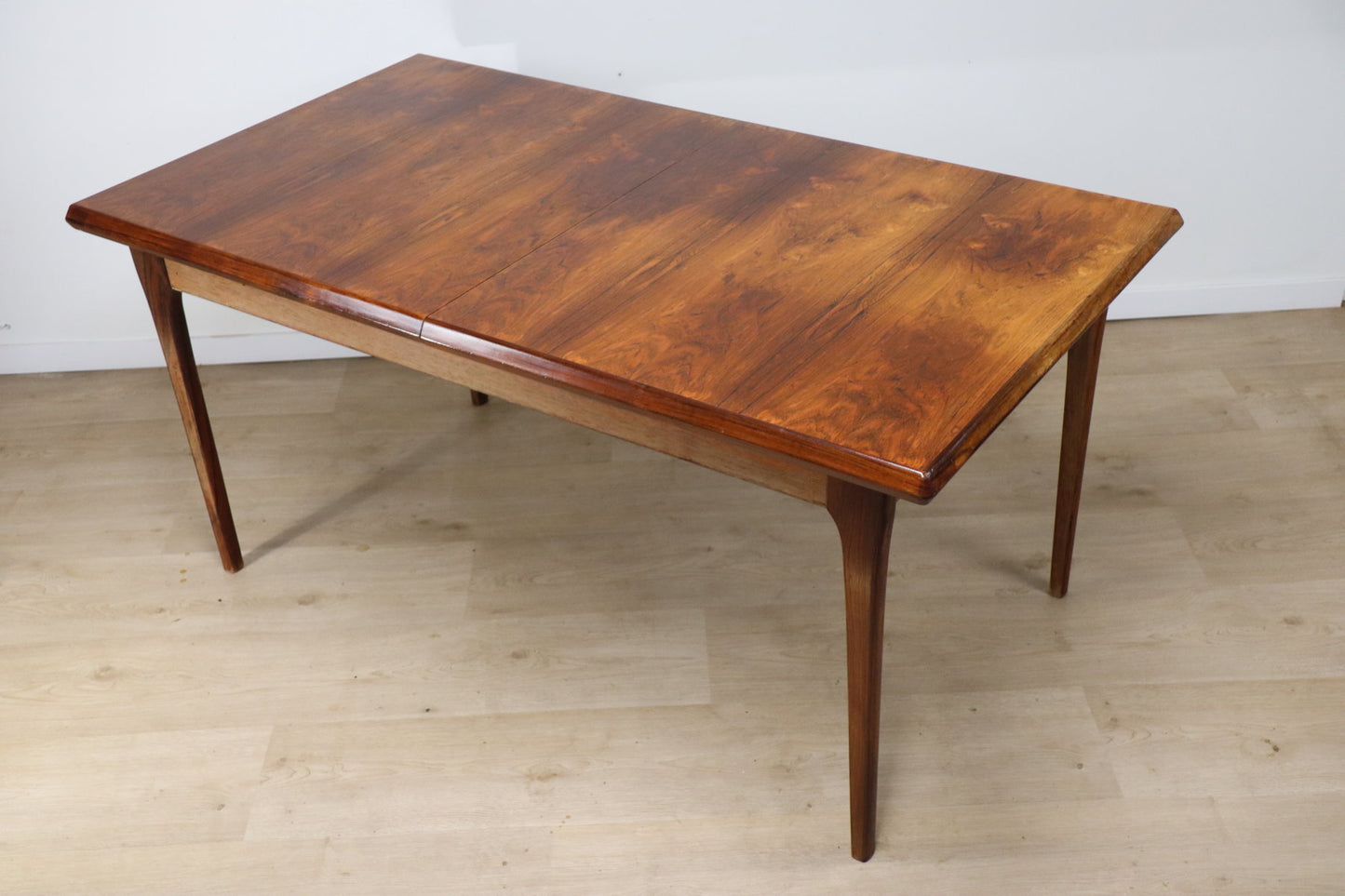 Table de repas scandinave extensible en palissandre, 1960