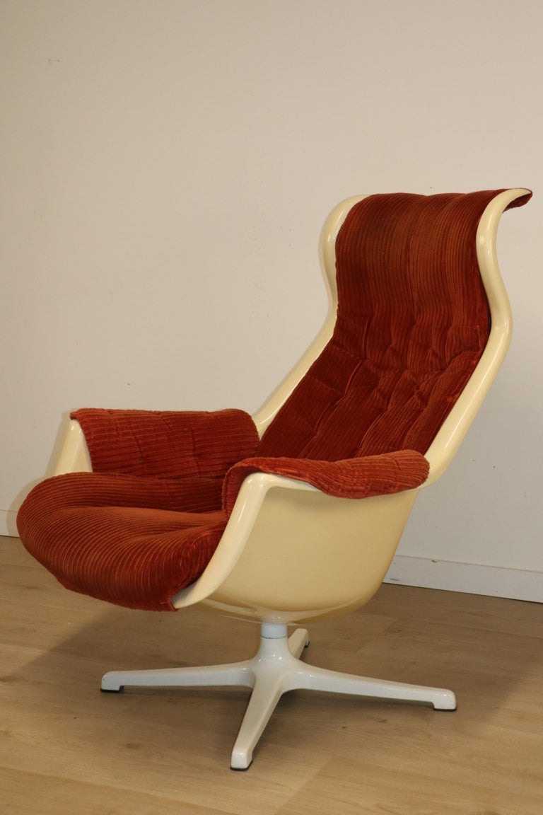 Fauteuil "Galaxy" Space Age par Alf Svensson pour Dux, 1970