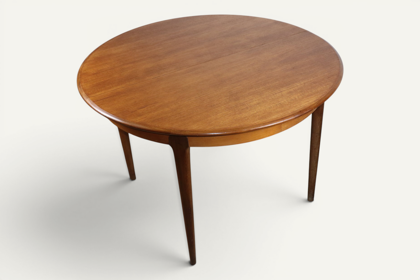 Table de repas extensible scandinave en teck - Années 1960
