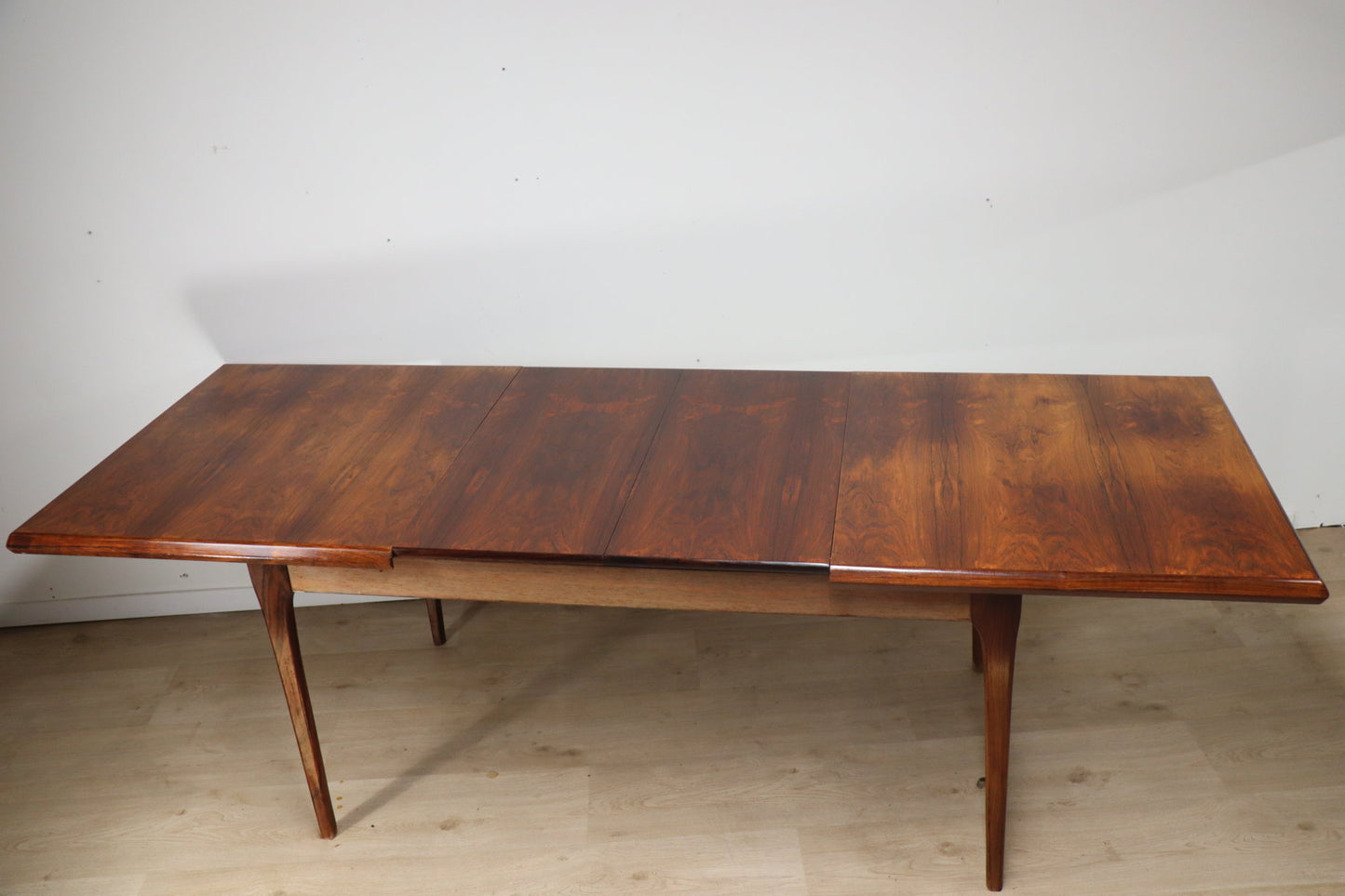 Table de repas scandinave extensible en palissandre, 1960