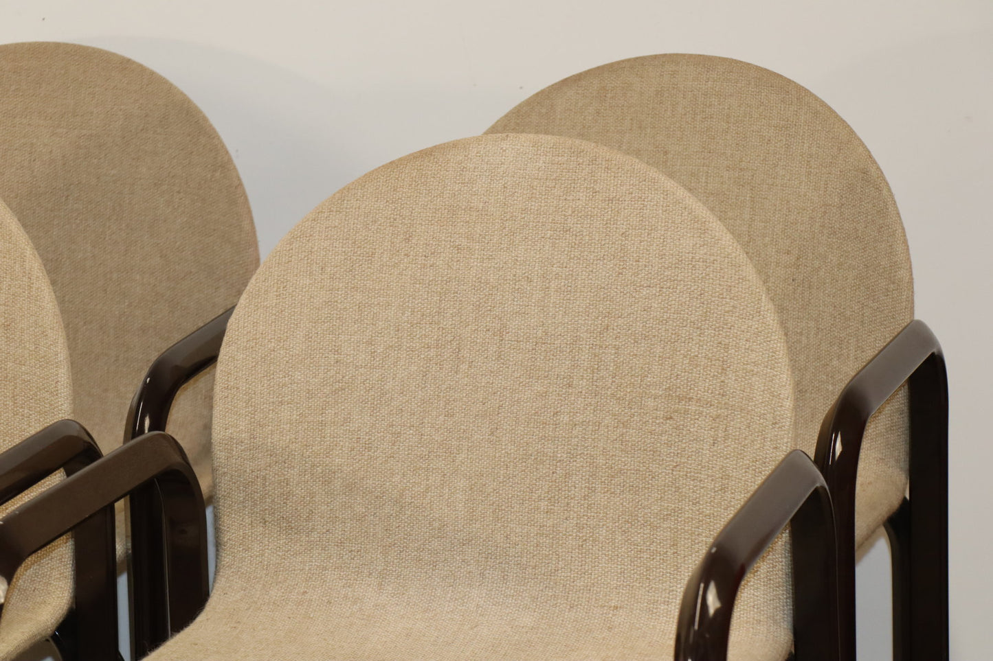 Ensemble de 4 chaises par Gae Aulenti pour Knoll