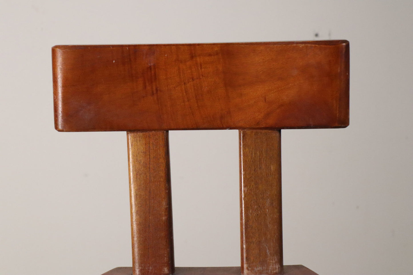 Chaise en acajou par Christian Durupt - Méribel – 1960