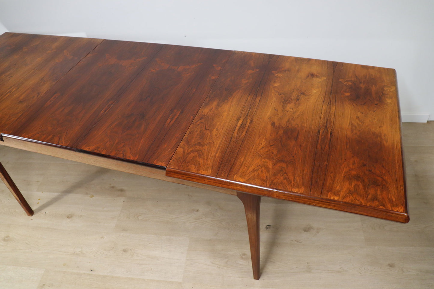 Table de repas scandinave extensible en palissandre, 1960