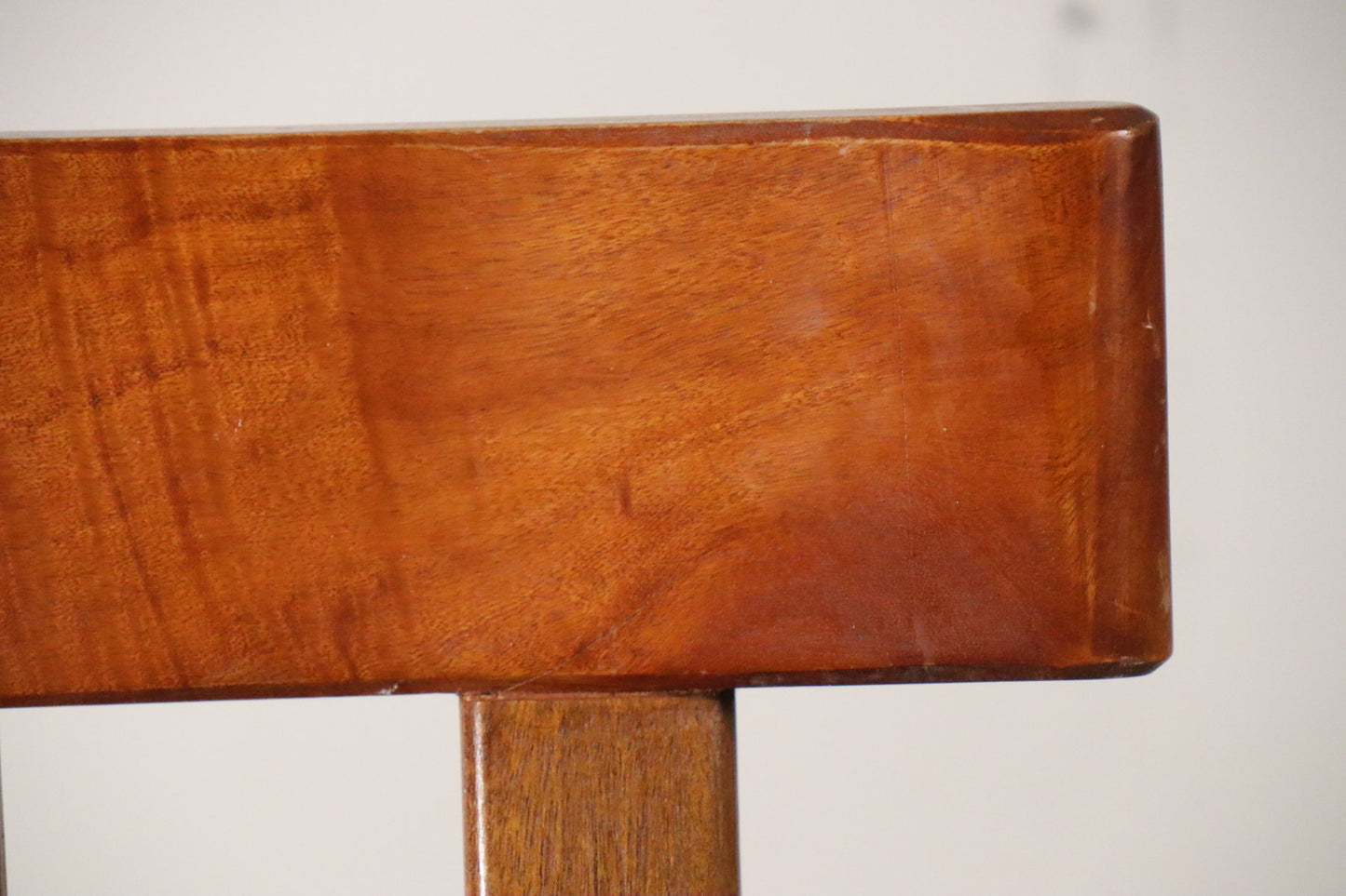 Chaise en acajou par Christian Durupt - Méribel – 1960