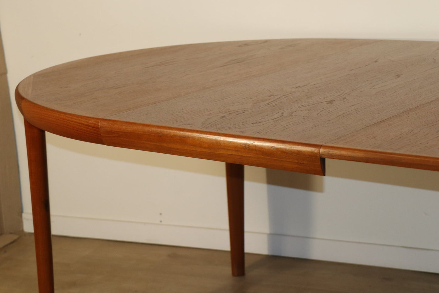 Table extensible scandinave VV Mobler Spottrup en teck, 1960