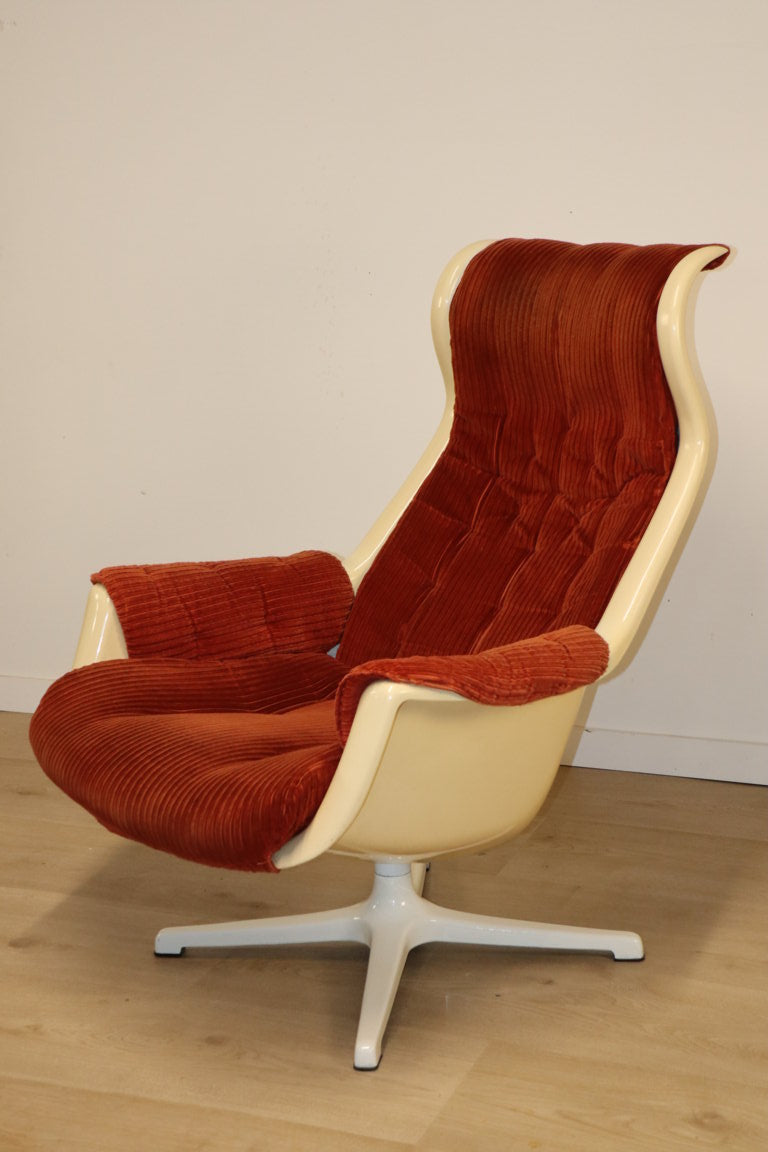 Fauteuil "Galaxy" Space Age par Alf Svensson pour Dux, 1970