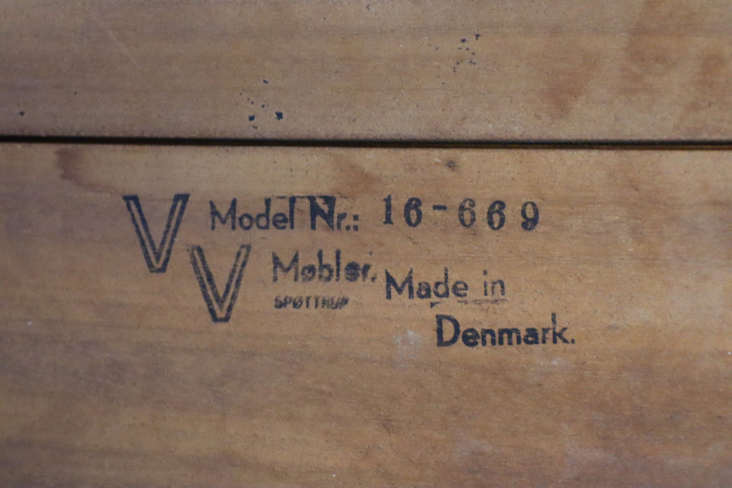 Table extensible scandinave VV Mobler Spottrup en teck, 1960