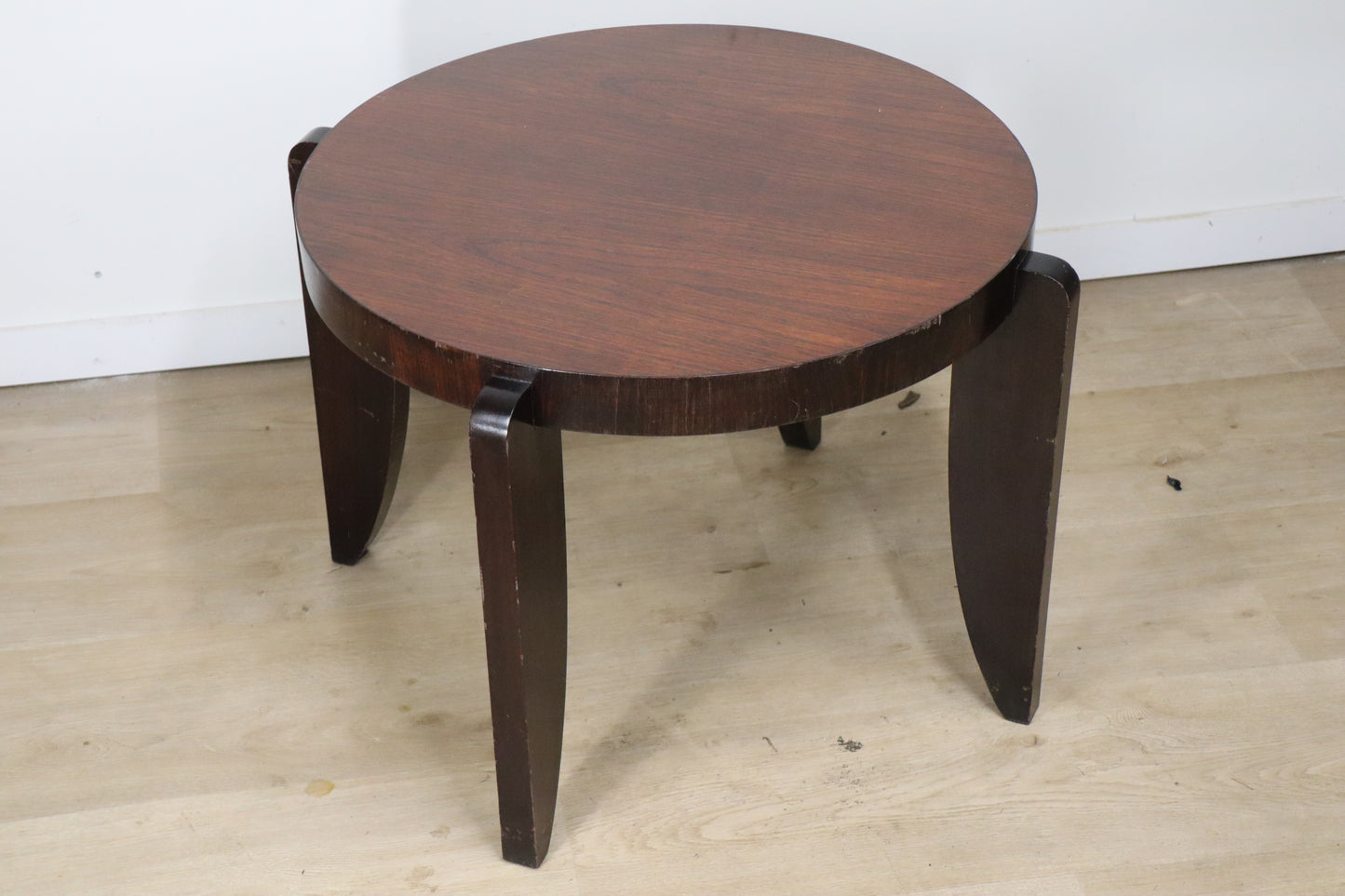 Table basse d'appoint Art Déco Moderniste en palissandre, 1940
