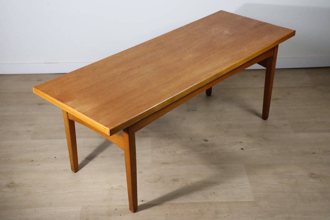 Table basse vintage en teck, 1960