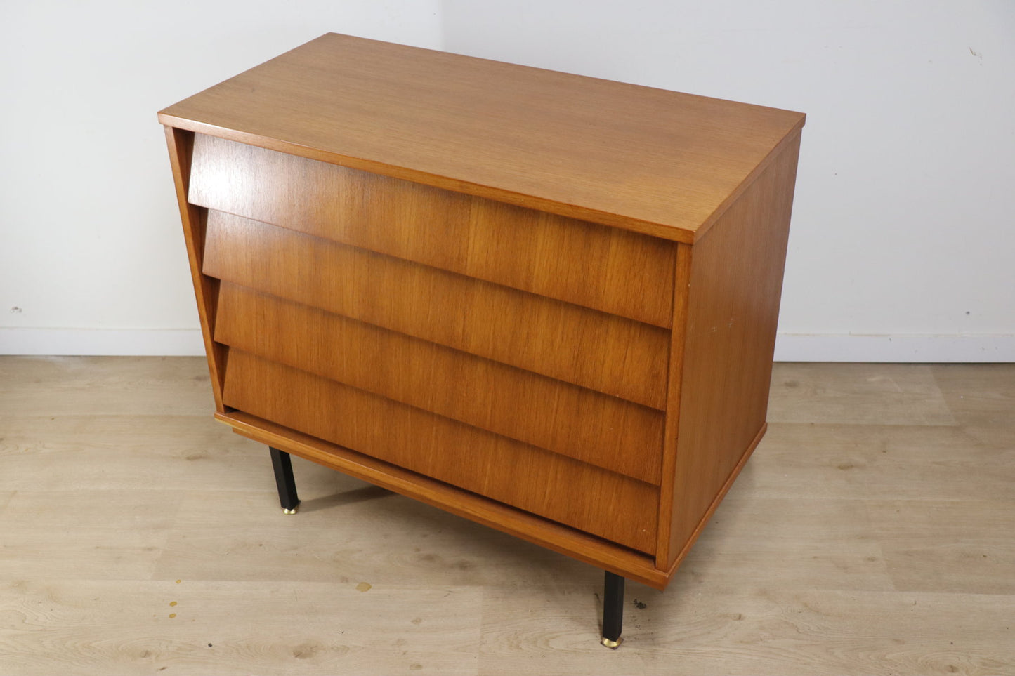Commode vintage à tiroirs en teck, 1960