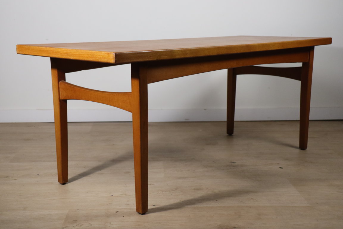 Table basse vintage en teck, 1960