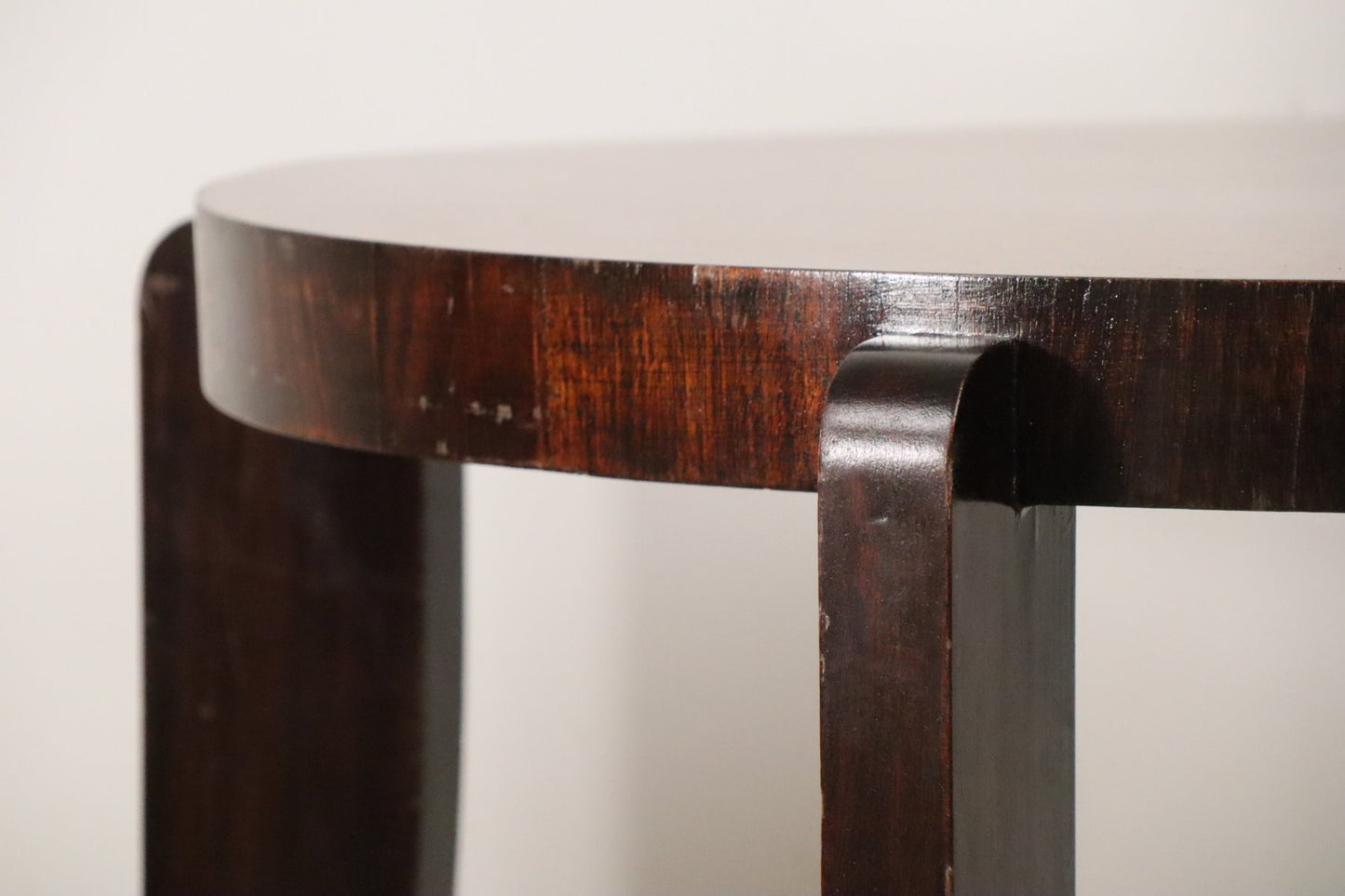 Table basse d'appoint Art Déco Moderniste en palissandre, 1940