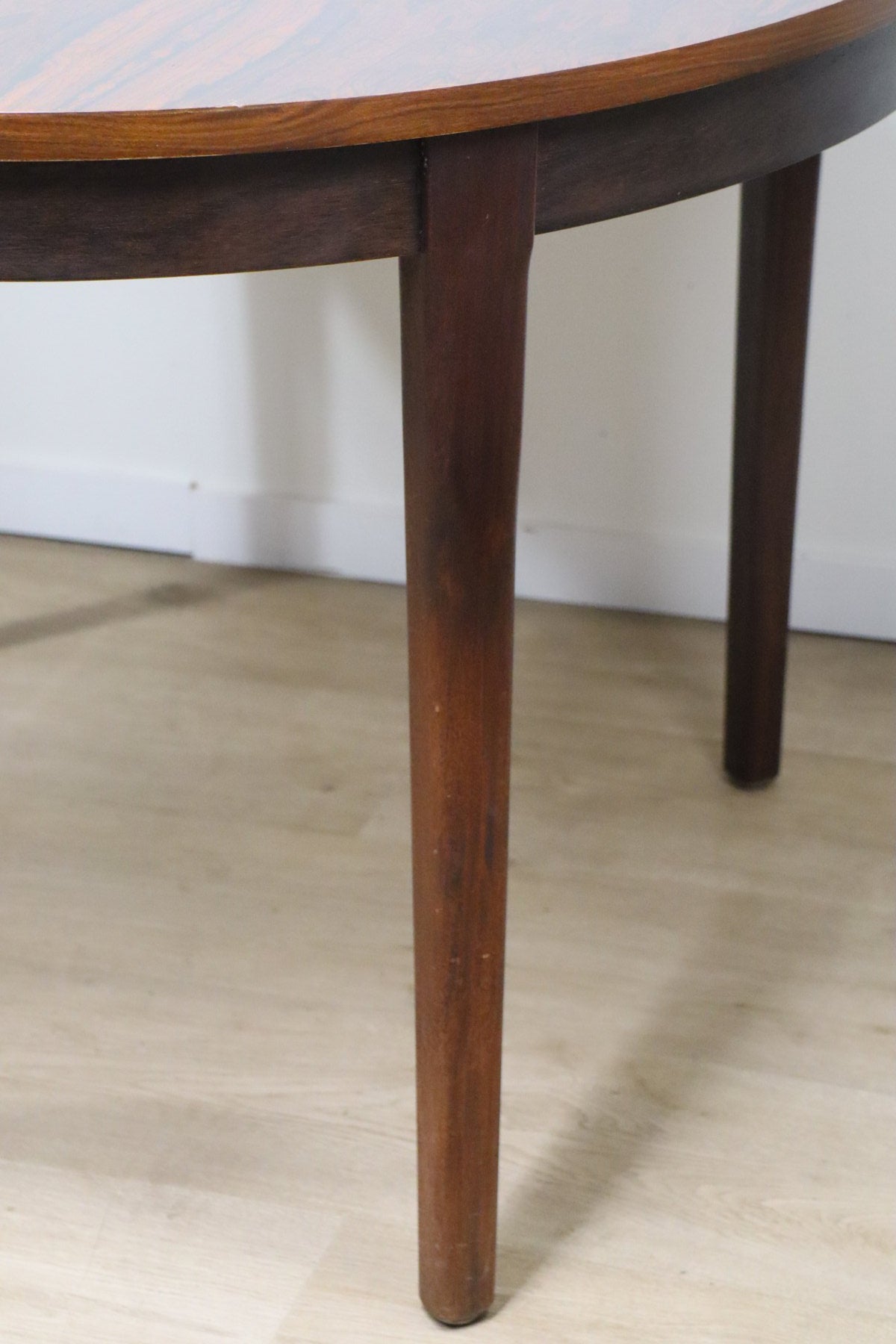 Table de repas vintage extensible en palissandre, 1960