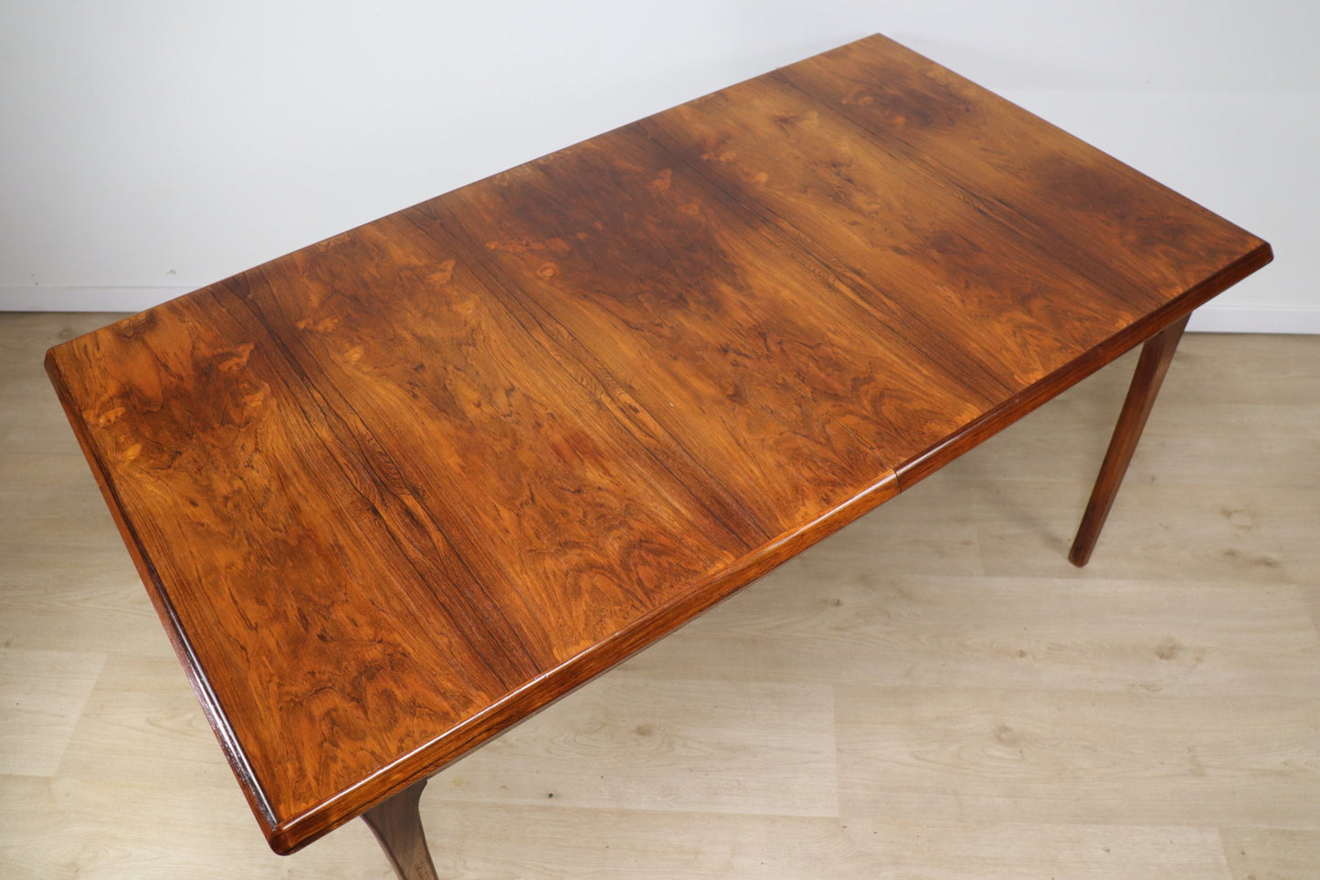 Table de repas scandinave extensible en palissandre, 1960