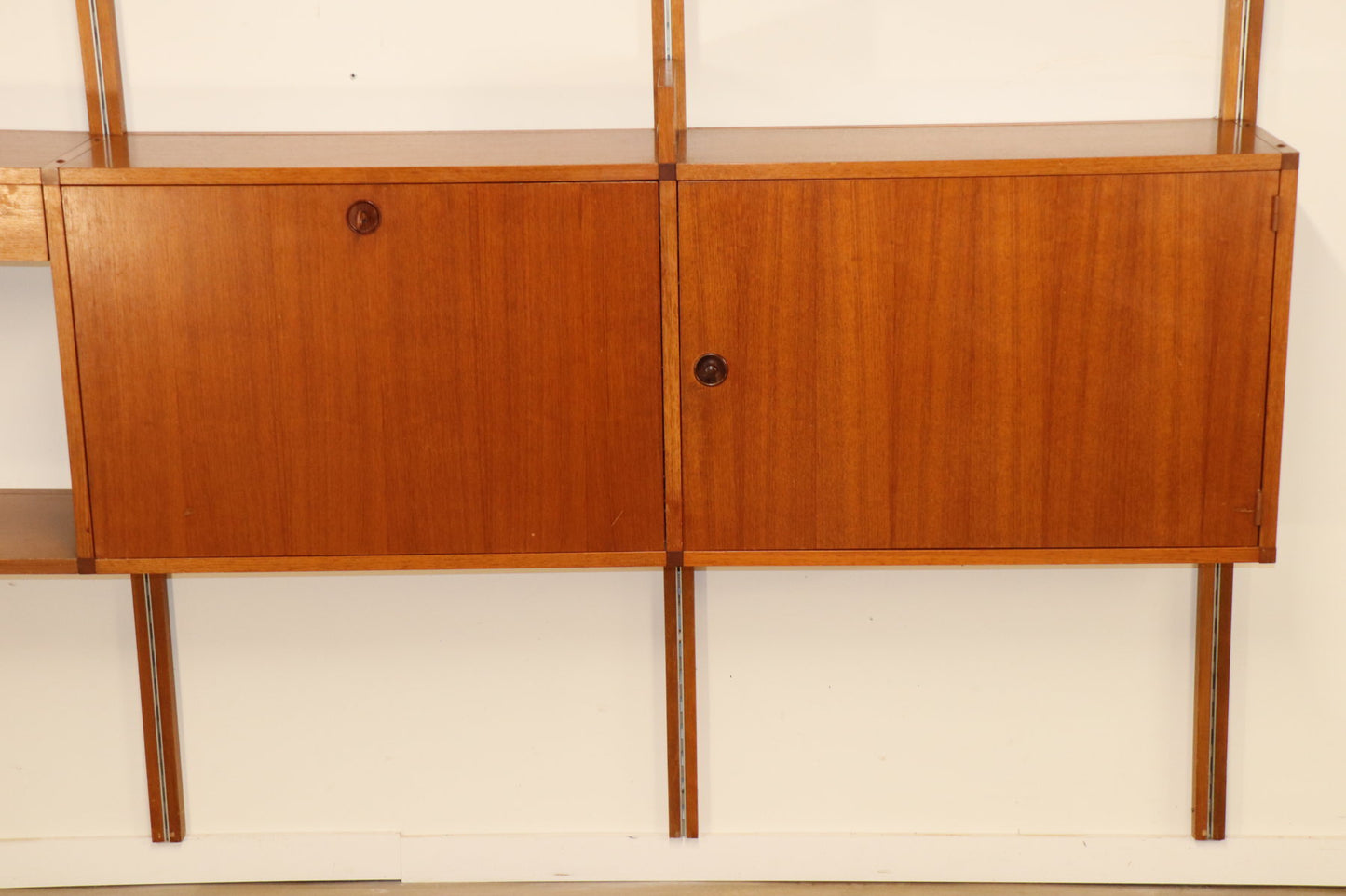Bibliothèque murale modulable édition Minvielle par A.R.P – 1960