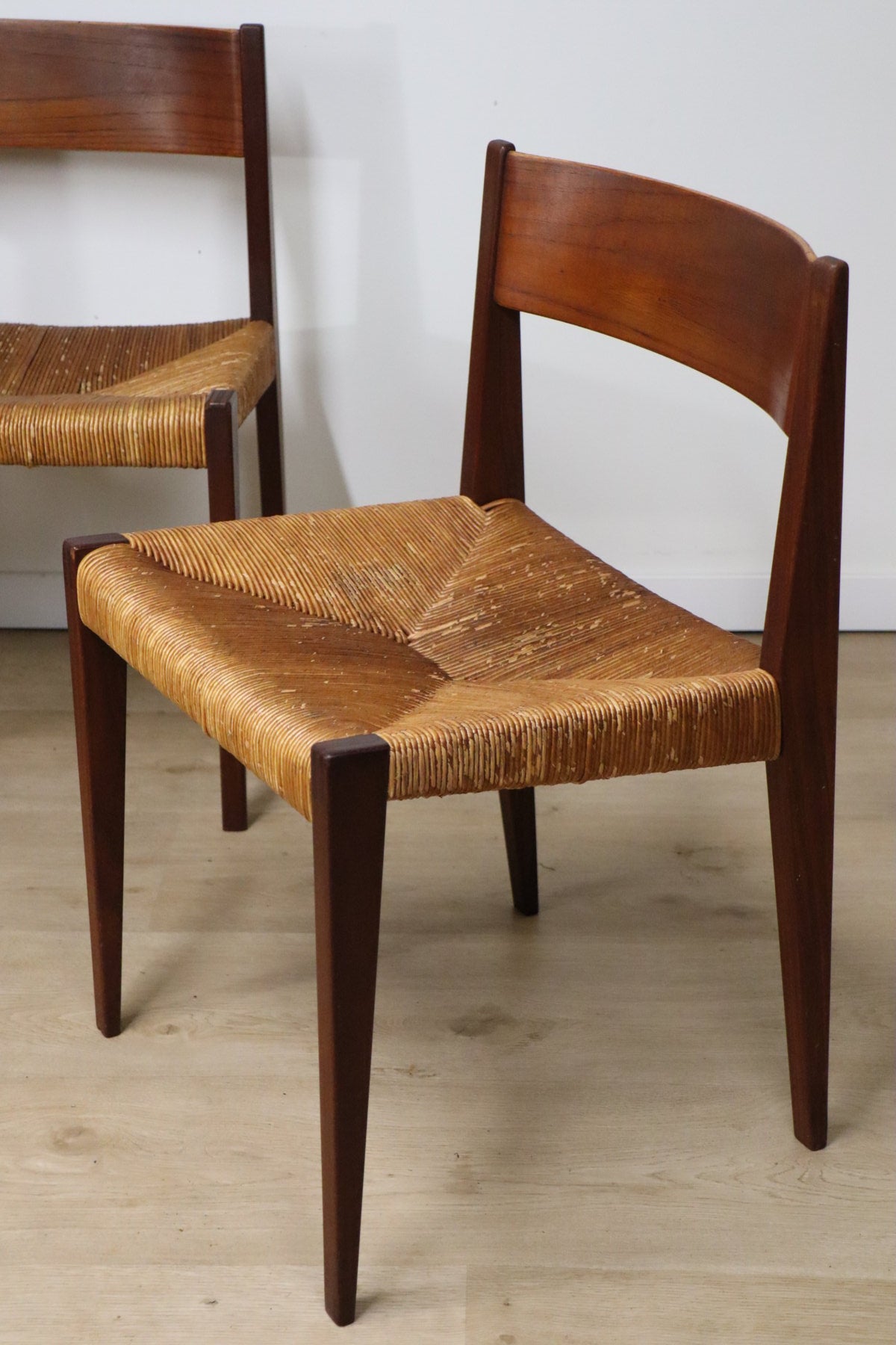 Série de 4 chaises scandinave modèle "Pia" de Poul Cadovius, 1960