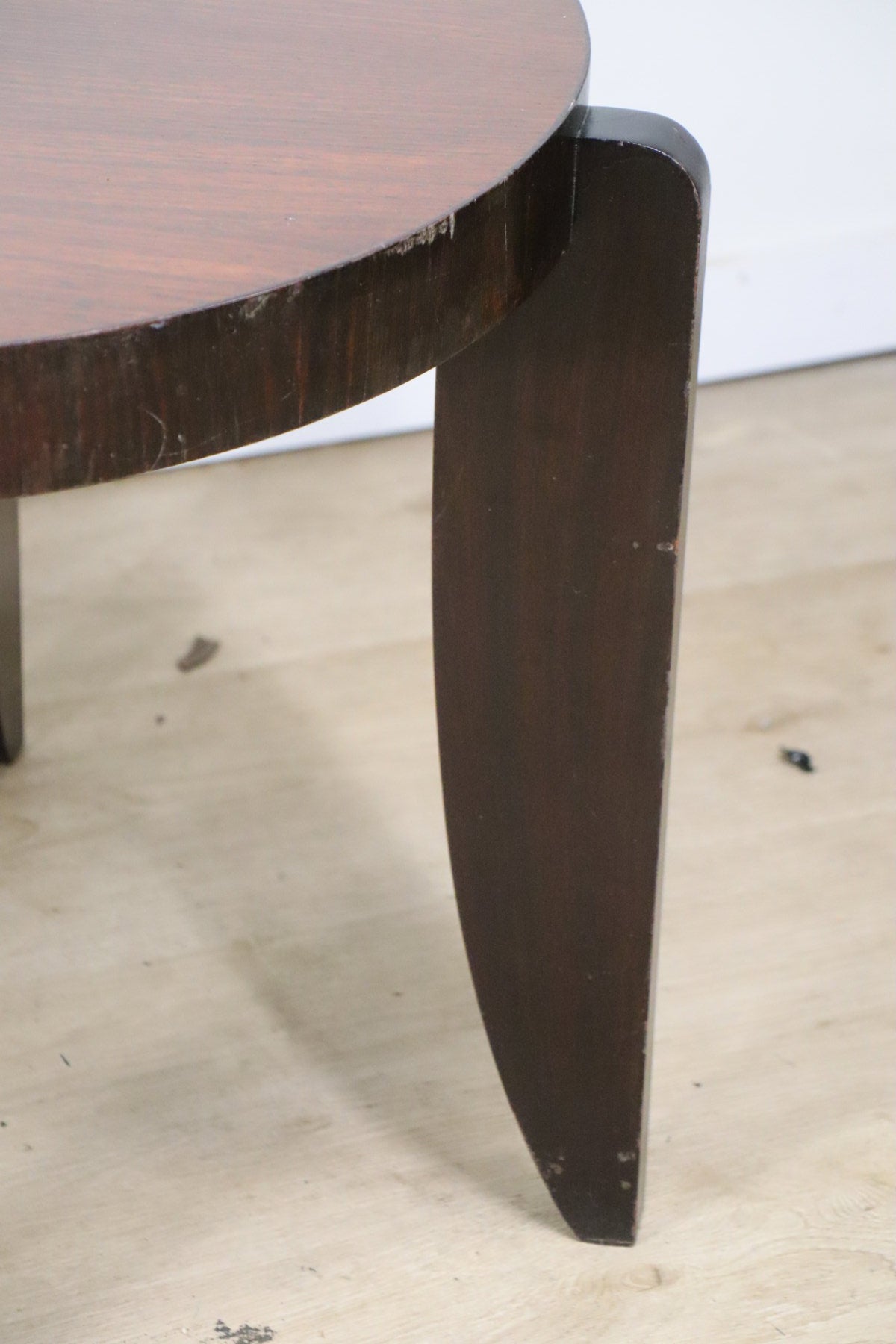 Table basse d'appoint Art Déco Moderniste en palissandre, 1940