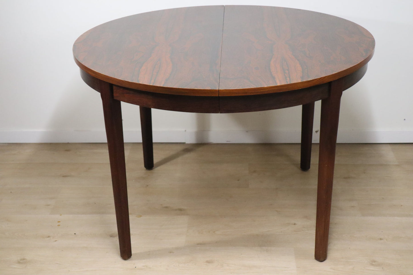 Table de repas vintage extensible en palissandre, 1960