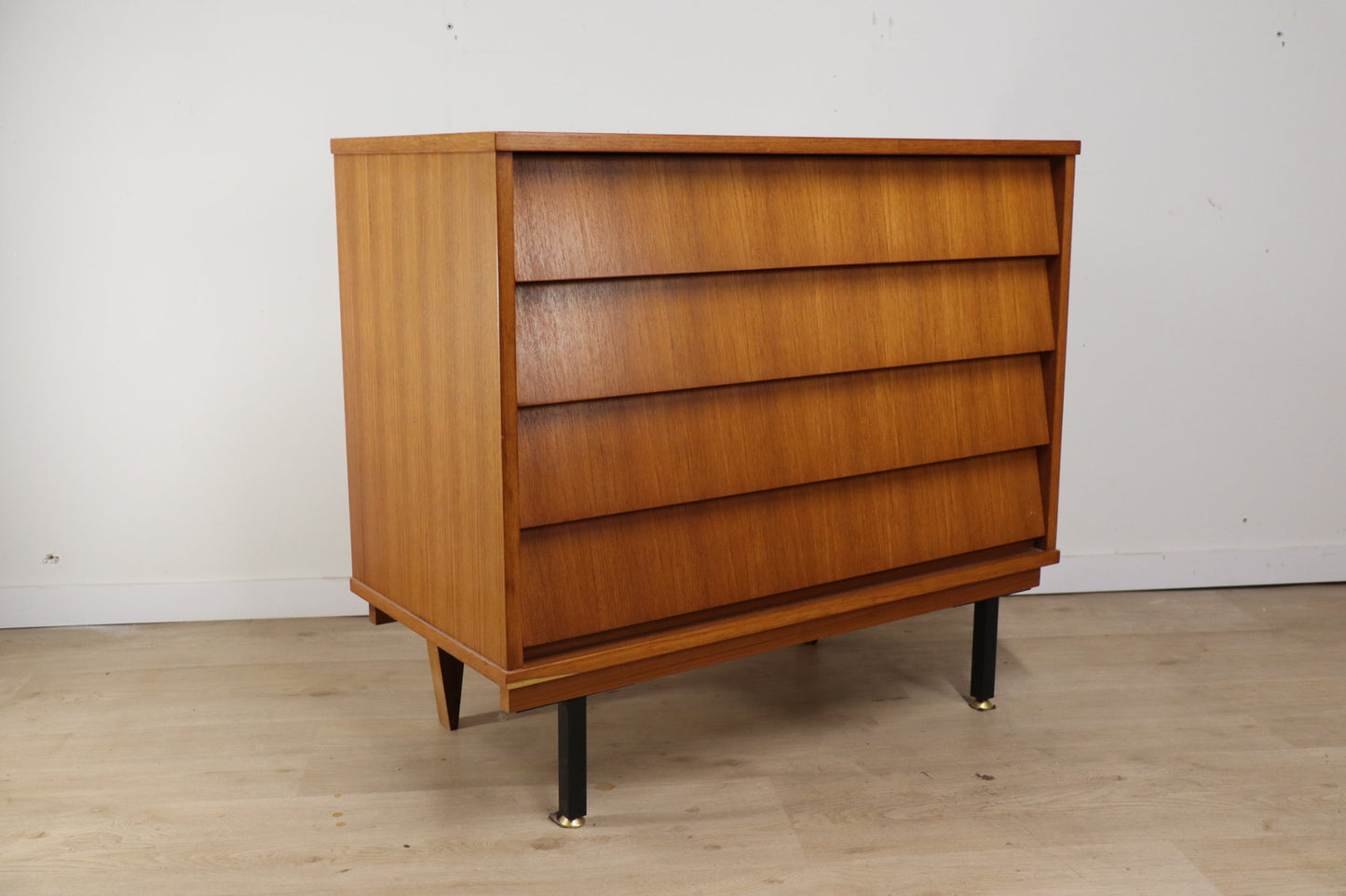 Commode vintage à tiroirs en teck, 1960