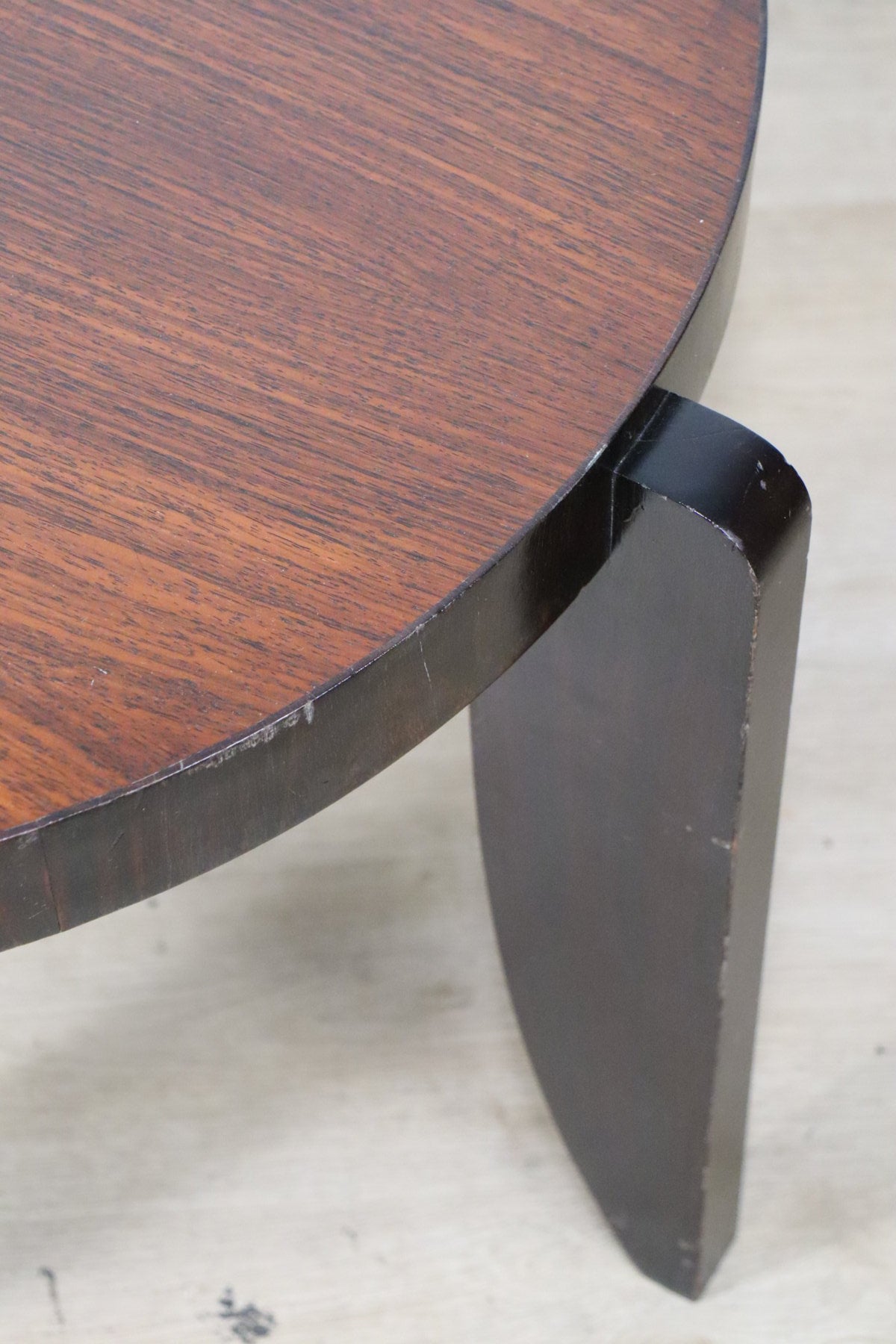 Table basse d'appoint Art Déco Moderniste en palissandre, 1940