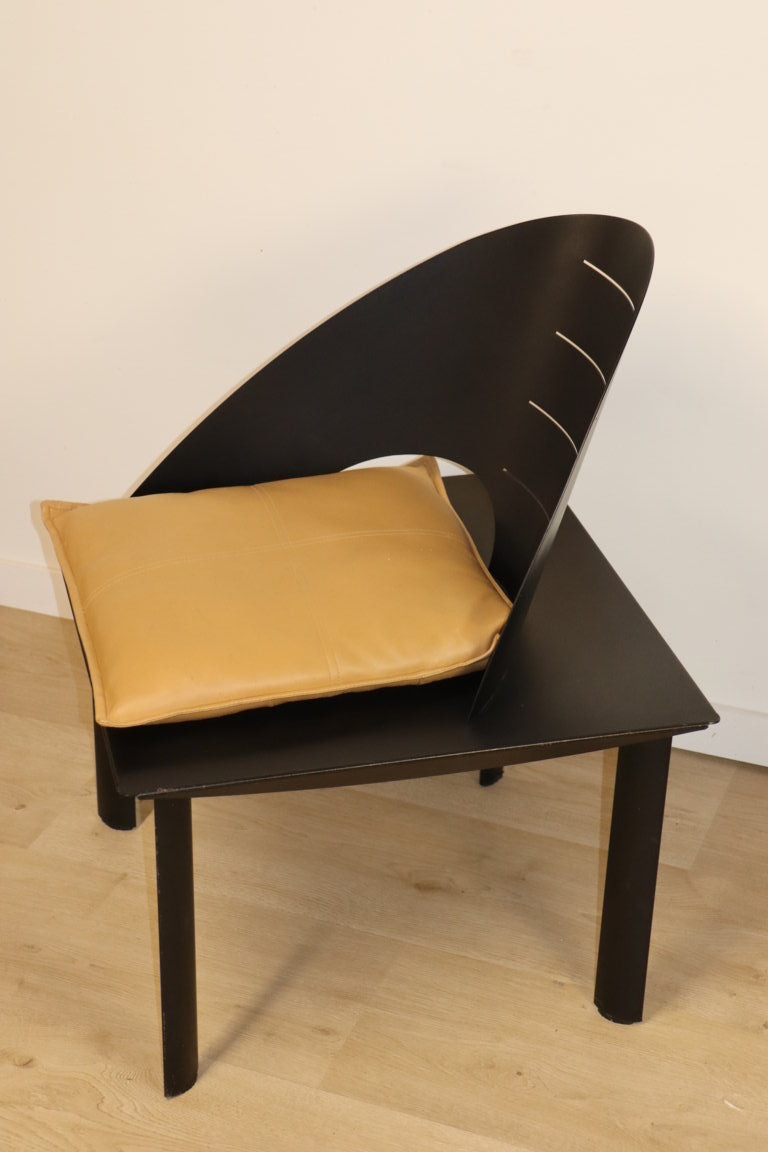Paire de fauteuils moderniste de Patrice Bonneau édition Genexco, 1980