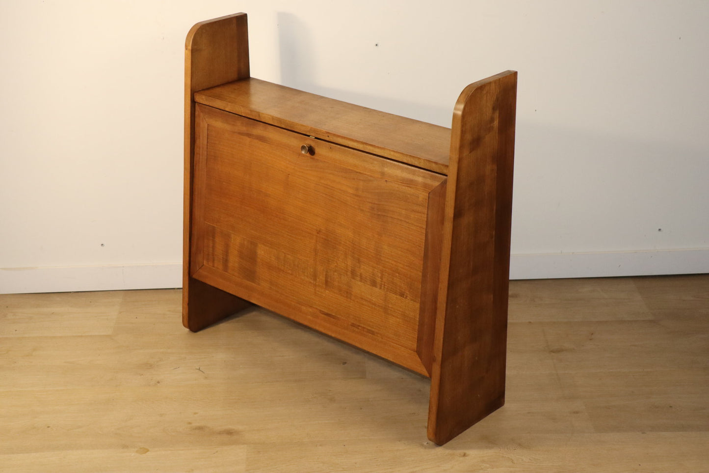 Secrétaire mural vintage en bois, 1950