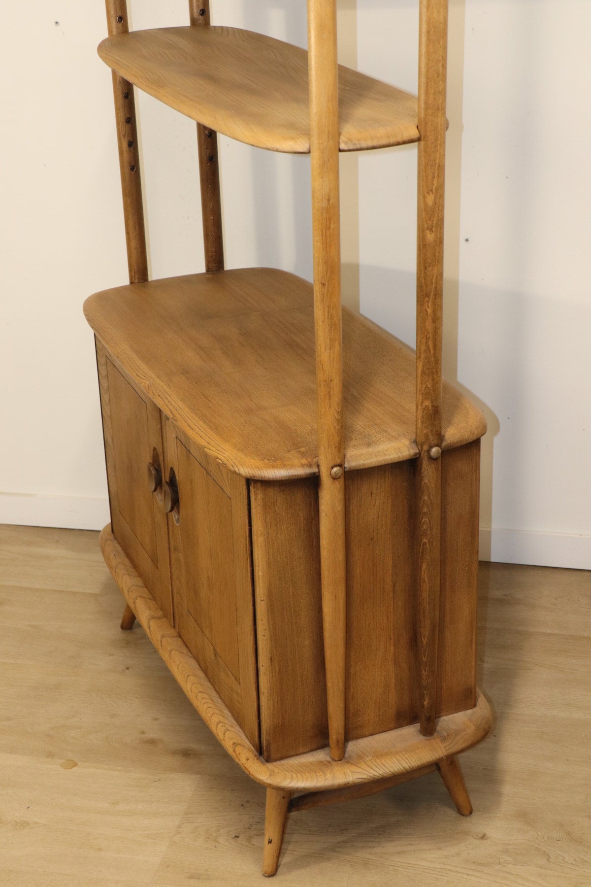 Vintage Ercol bookcase by Lucian Ercolani in wood, 1960s