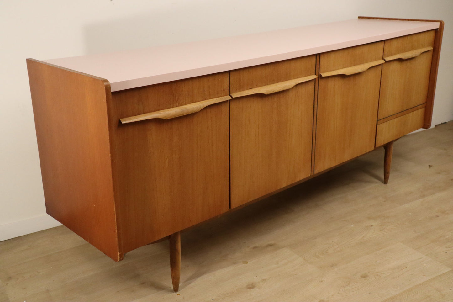 Enfilade vintage en teck années 60