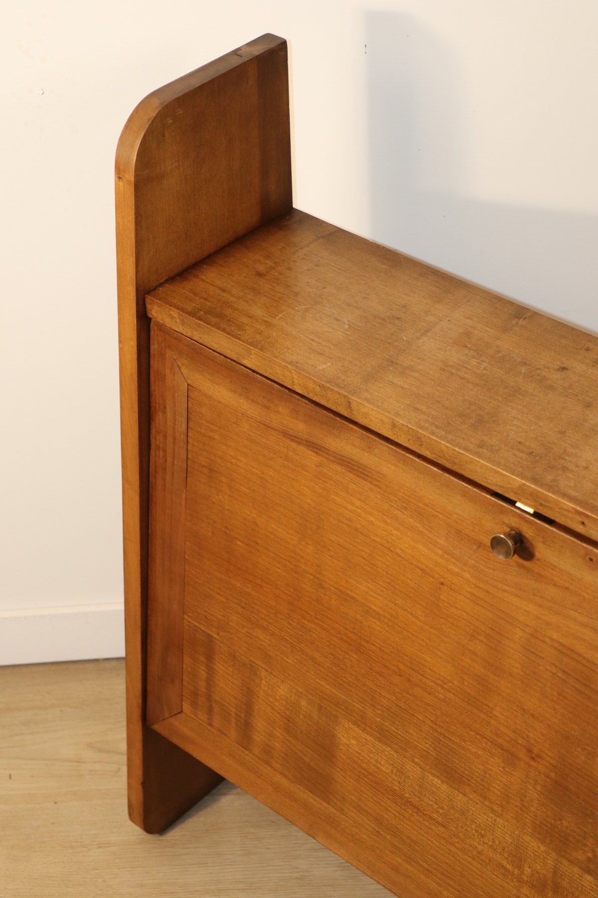 Secrétaire mural vintage en bois, 1950