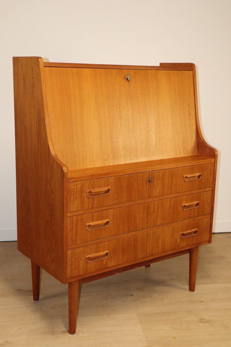 Secrétaire scandinave par Gunnar Nielsen Tibergaard en teck, 1960