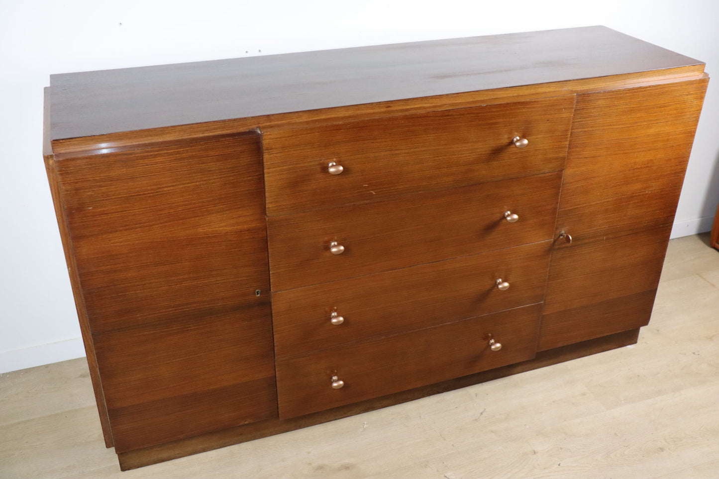 Enfilade Art Déco en palissandre – Années 40/50