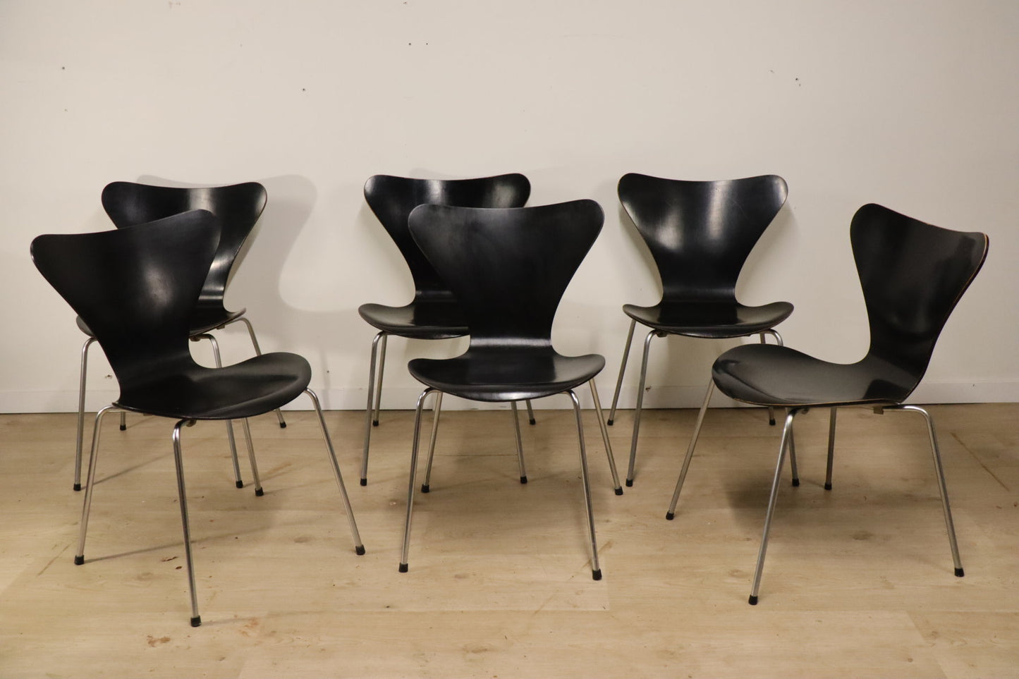 Chaises Série 7 Arne Jacobsen édition Fritz Hansen, 1965